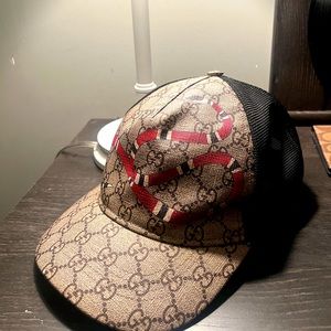 Gucci Navy Snake Hat